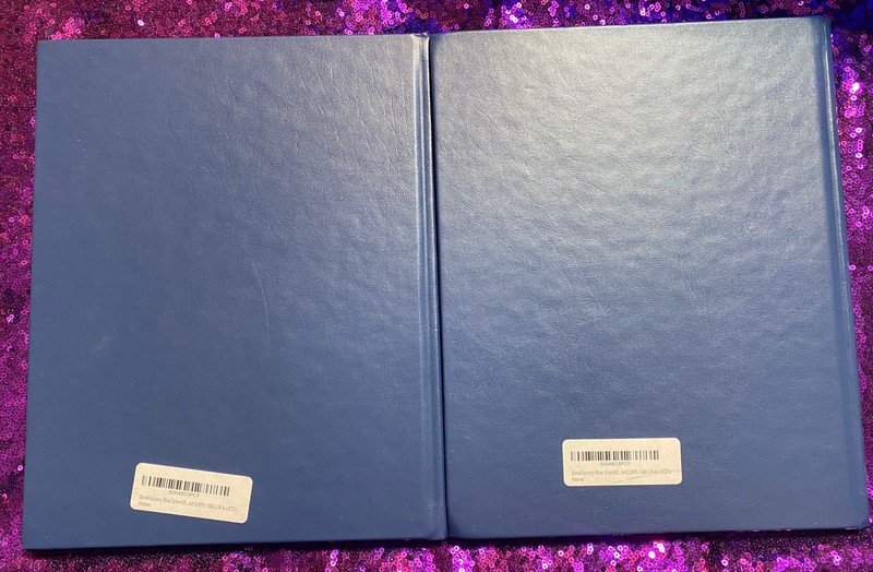 2x BookFactory Blue Scientific Notebook 84 Pages Each Hard Cover Blue Lab Notebo gallery