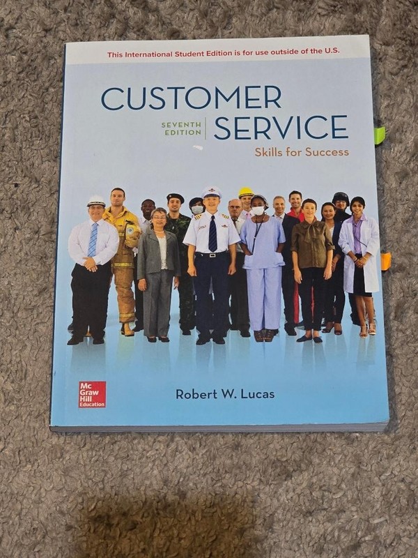 Customer Service: Skills for Success by Robert W. Lucas 7th ed