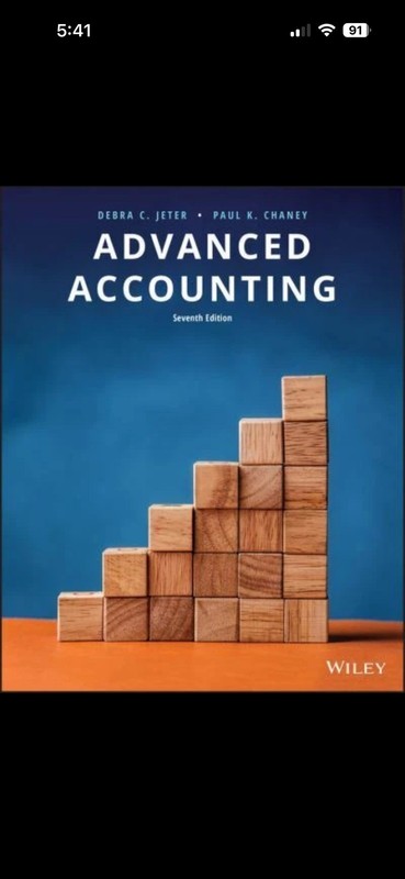 Advanced Accounting by Jeter, Debra C.; Chaney, Paul K.