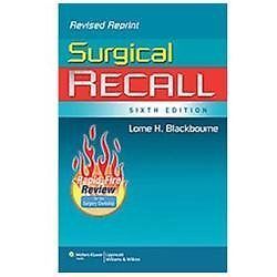 Surgical Recall by Lorne H. Blackbourne (2011, Trade Paperback)