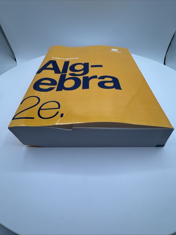 Intermediate Algebra 2e OpenStax Hardcover Full Color Textbook ISBN 1975076494 gallery