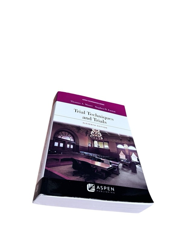 Aspen Coursebook Ser.: Trial Techniques and Trials