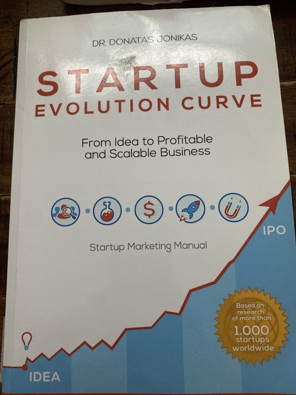 Startup Evolution Curve Dr Donatas Jonikas Paperback Textbook Idea