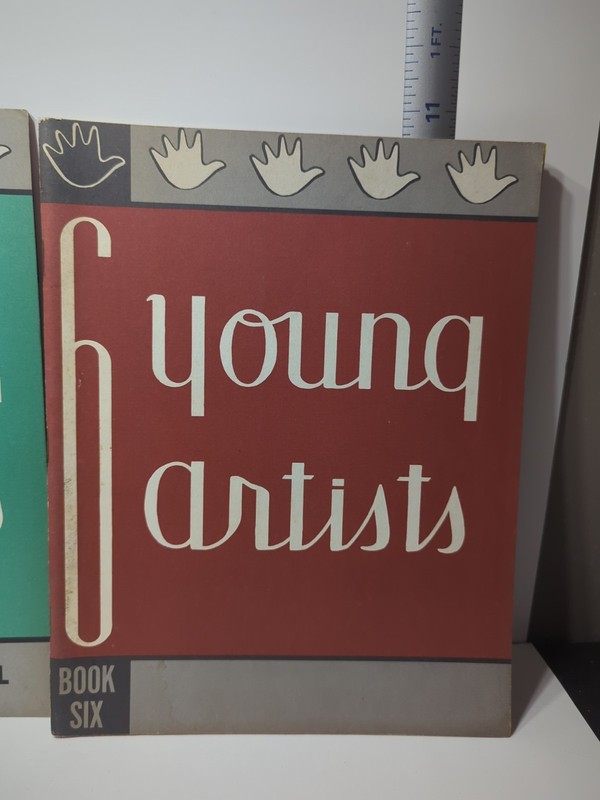 ✨VINTAGE✨(3) 1959 PRANG Art Series YOUNG ARTISTS Grade 4-6 Illustrated Paperback gallery