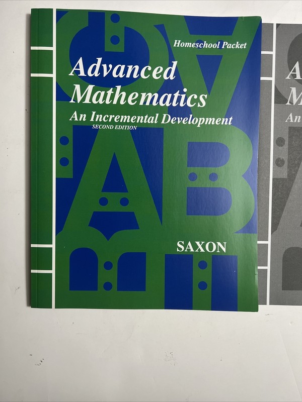 Saxon advanced mathematics (2nd edition) answer key AND test forms (NO TEXTBOOK) gallery