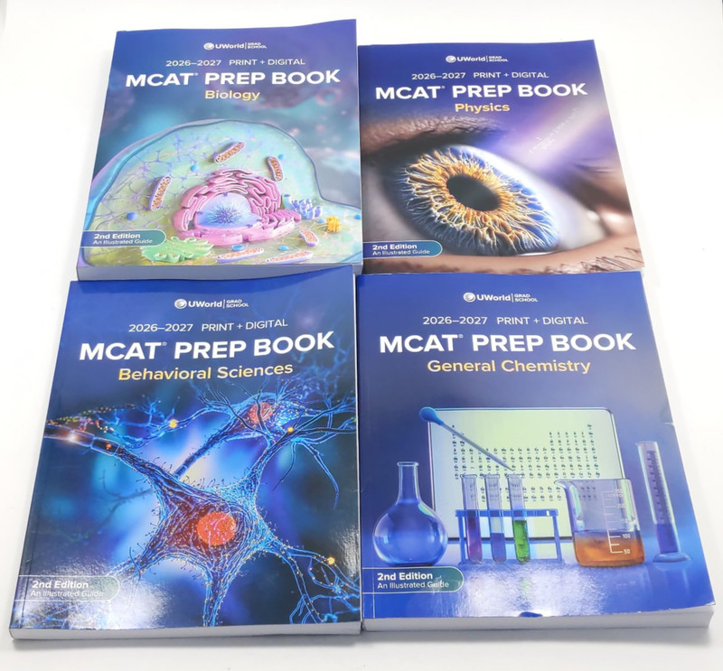 Uworld 2026-2027 MCAT Prep Book 8 Book Set (Books Only, No Digital Code) gallery
