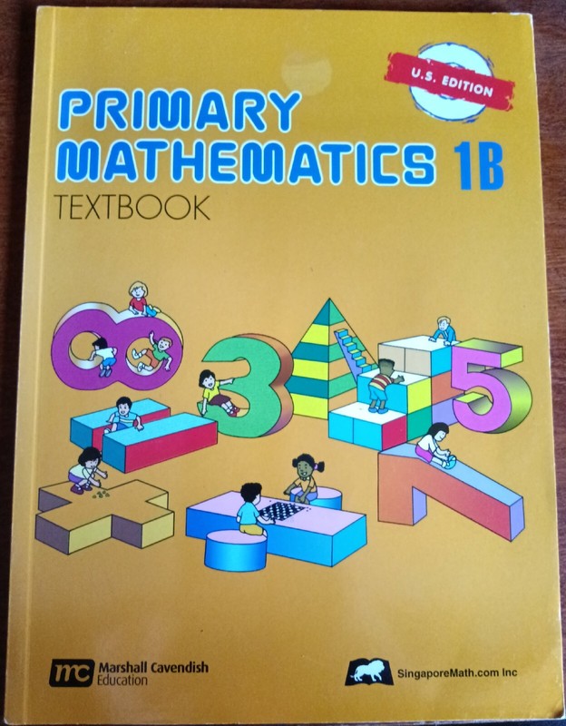Singapore Primary Mathematics 1B Textbook US Edition Homeschool Math Curriculum