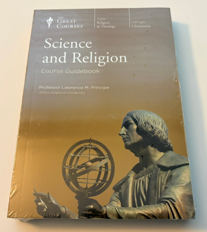 The Great Courses Science & Religion (DVD, 2-Disc Set & Guidebook) Seal Scuffs