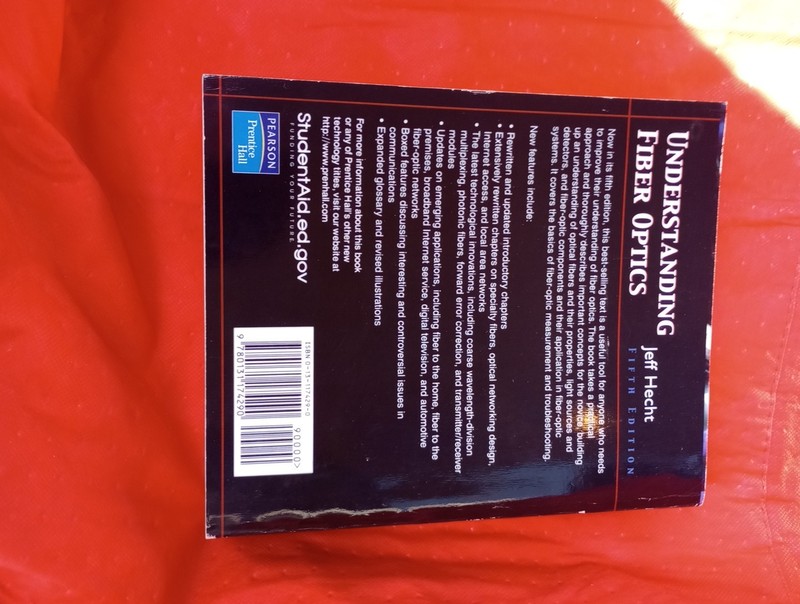 Understanding Fiber Optics Hardcover Jeff Hecht gallery