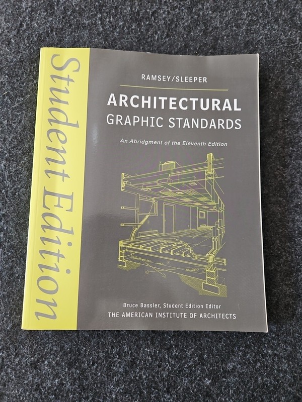 Architectural Graphic Standards: Student Edition PB VG 2008