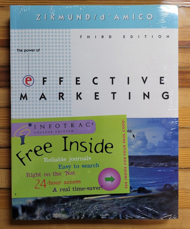 The Power of EFFECTIVE MARKETING 3E Still-sealed BRAND NEW w/Infotrac Zikmund