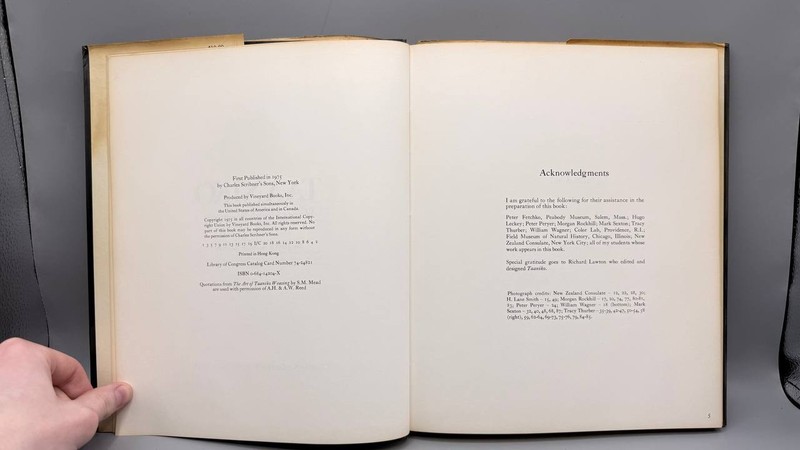 Taaniko Maori Hand-Weaving Joyce Ronald Smith 1975 Hardcover gallery