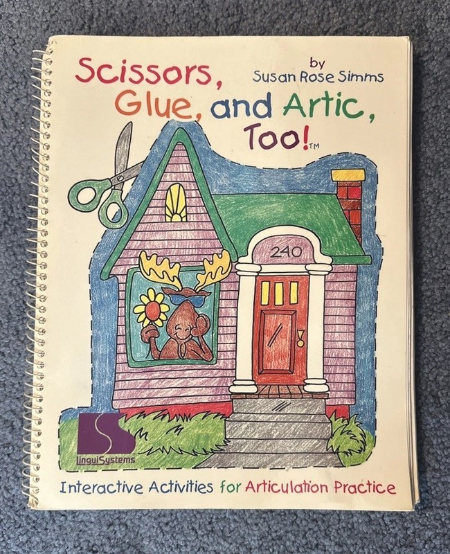 Scissors Glue and Artic Too! By Susan Rose Simms (1995 Spiral) 1st Edition