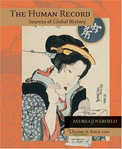 The Human Record Volume 2 by Alfred J Andrea