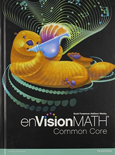 ENVISION MATH COMMON CORE, GRADE 3 By Scott Foresman – Hardcover Mint Condition