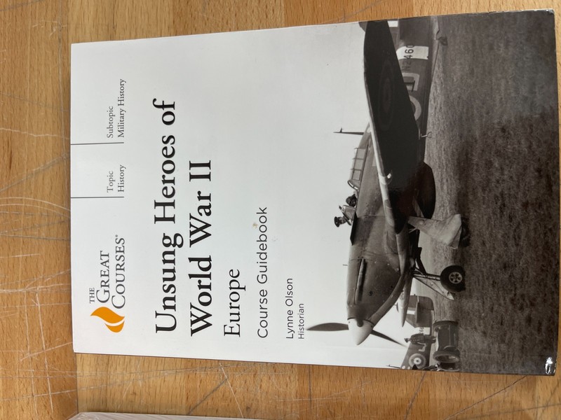 The Great Courses Unsung Heroes of WWII Europe Guidebook + Sealed Transcript Set gallery