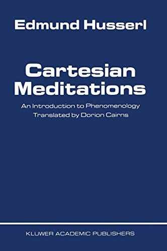 Cartesian Meditations: An – Paperback, by Husserl Edmund – Acceptable