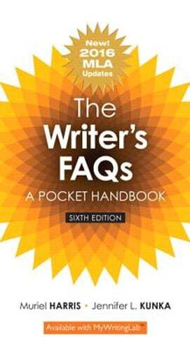 The Writer’s Faqs: A Pocket Handbook, MLA Update Edition by Muriel Harris: Used