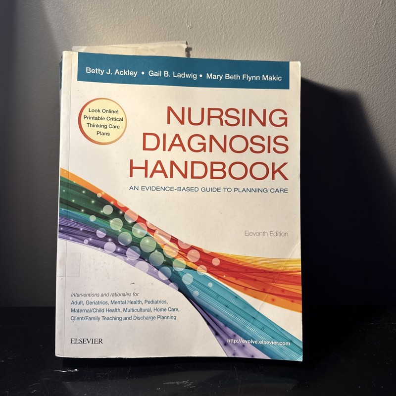 Ackley and Ladwig’s Nursing Diagnosis Handbook 13th Ed Makic Martinez-Kratz Acc…