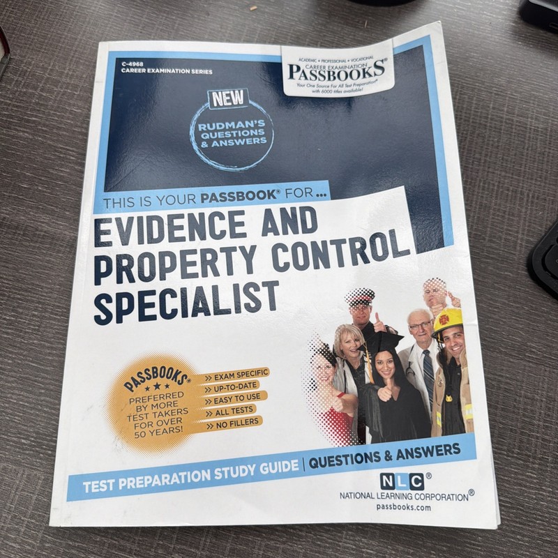 Career Examination Ser.: Evidence and Property Control Specialist by National…
