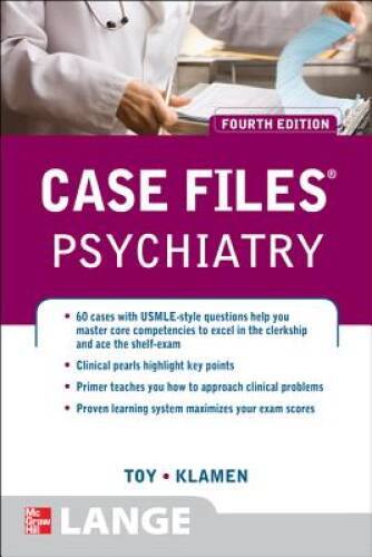 Case Files Psychiatry, Fourth Edition (LANGE Case Files) – Paperback – VERY GOOD