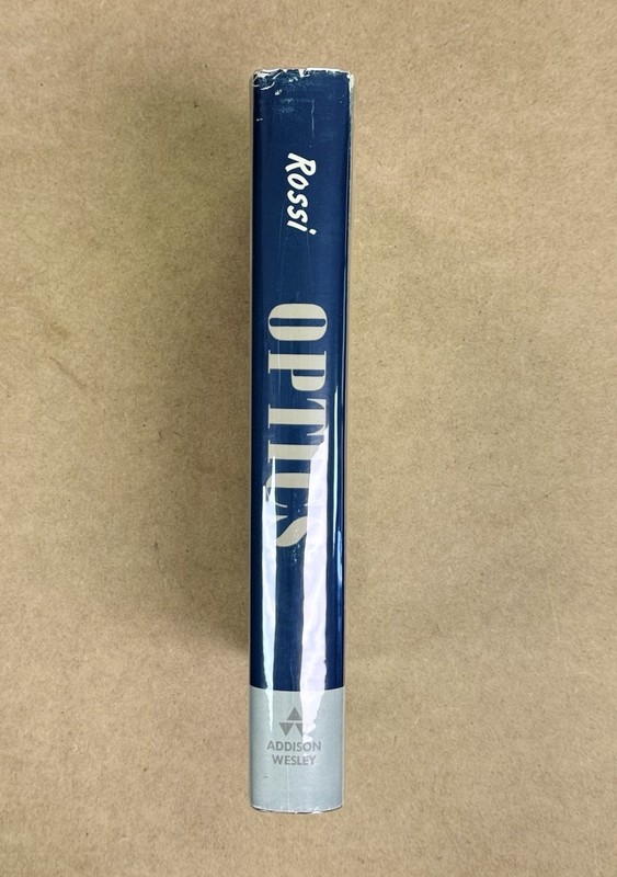 Like New! Vintage 1959 Optics 1st Ed 2nd Print by Rossi (MIT) HCDJ + Mylar Cover
