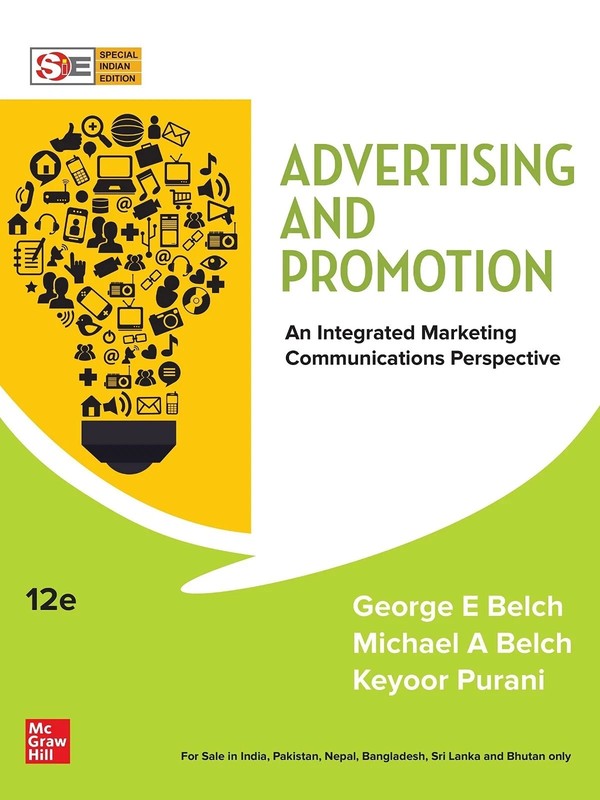 ADVERTISING AND PROMOTION, 12TH EDITION -BELCH, FREE ship-IMPORT CHARGES PAID
