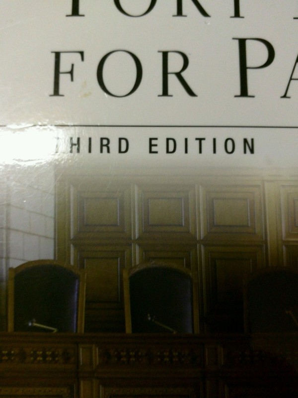 Tort Law for Paralegals, Third Edition by Neal R. Bevans (2009, Paperback,... gallery