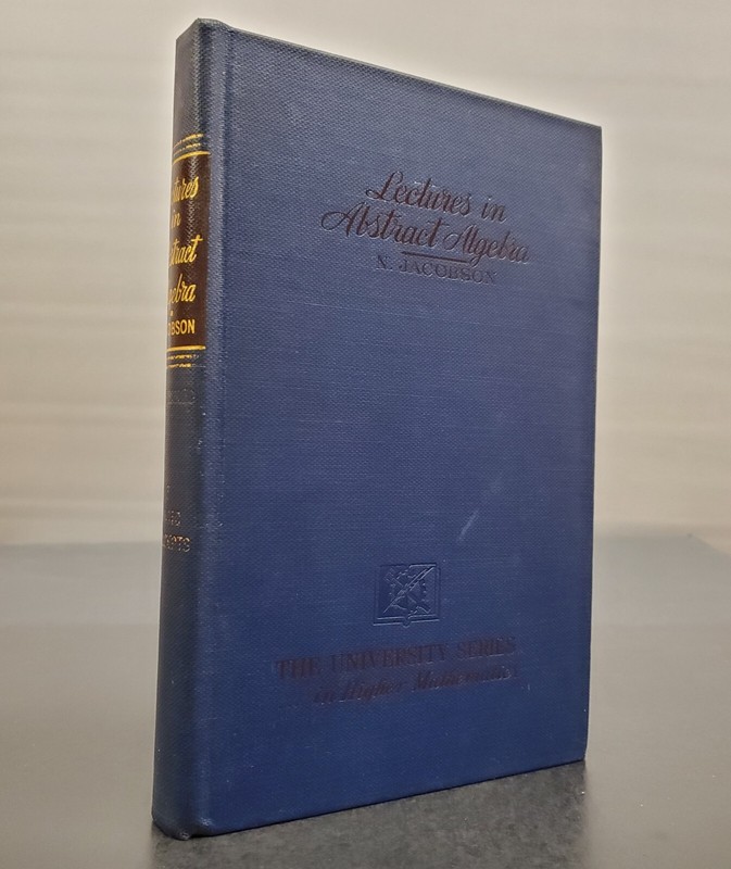 Lectures in Abstract Algebra Volume 1 Jacobson HC 1951 Linear Algebra