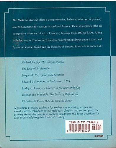 The Medieval Record, Andrea, Alfred J.