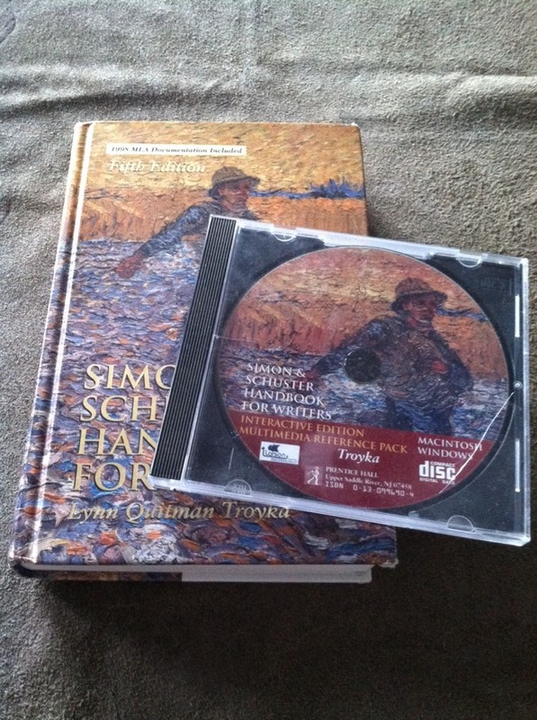 Simon and Schuster Handbook for Writers by Lynn Quitman Troyka 1998 5th ed w/CD
