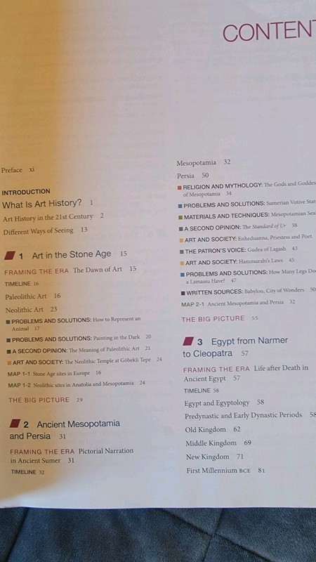 Fred S. Kleiner Art Through The Ages Vol. 1 Gardner's Cengage 16th Ed. Western gallery