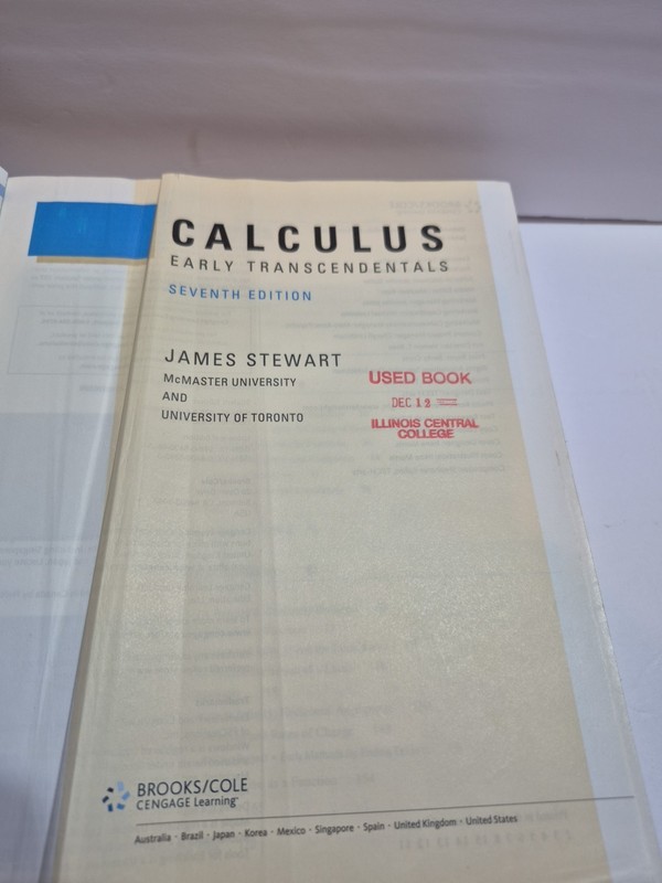 Calculus Early Transcendentals James Stewart 7th edition (Pre-owned) gallery