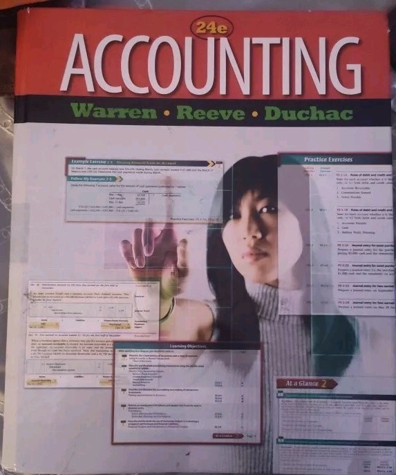 Accounting by Carl S. Warren, James M. Reeve and Jonathan Duchac, 24th Edition