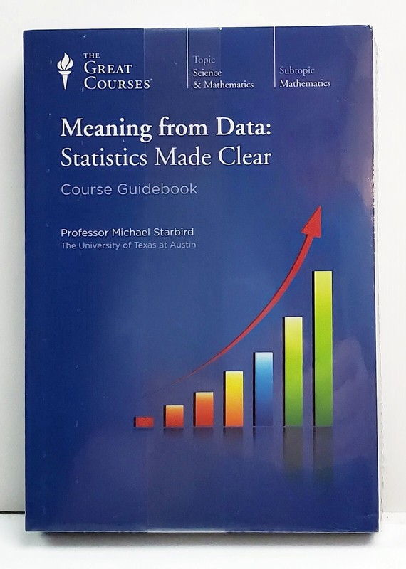 Meaning from Data : Statistics Made Clear by Michael Starbird DVD & Guidebook