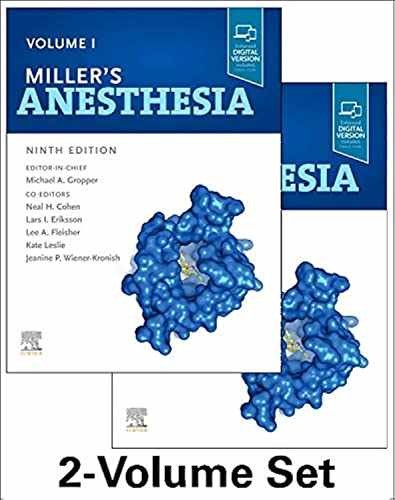 Miller’s Anesthesia, 2-Volume Set – Hardcover, by Gropper MD PhD – Very Good v