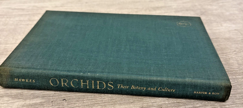 Orchids Their Batony & Culture By Alex D Hawkes Harper & Row 1961 Hardcover