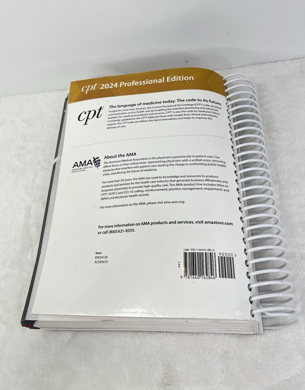 CPT 2024 Professional Edition by American Medical Association Spiral Paperback gallery