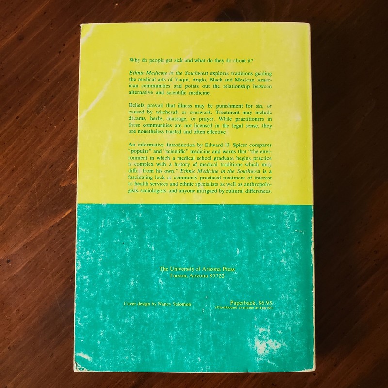 Ethnic Medicine in the Southwest by Edward H. Spicer, Editor 1979 Paperback gallery