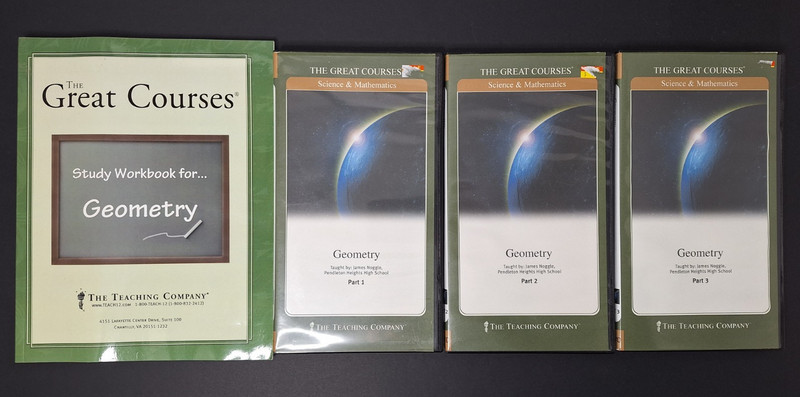 Geometry Part 1, 2, 3 The Great Courses 6-DVD Set 1994