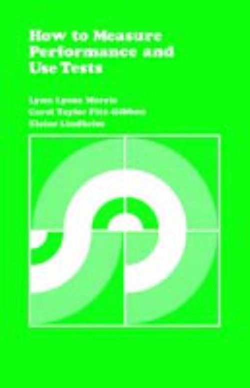 How to Measure Performance and Use Tests Paperback
