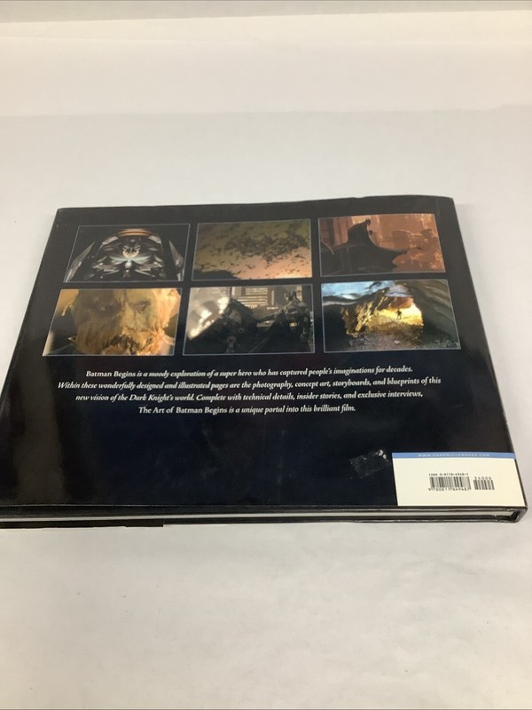 The Art of Batman Begins Hardcover Movie Concept Art Book Dc Comics Bale Nolan gallery