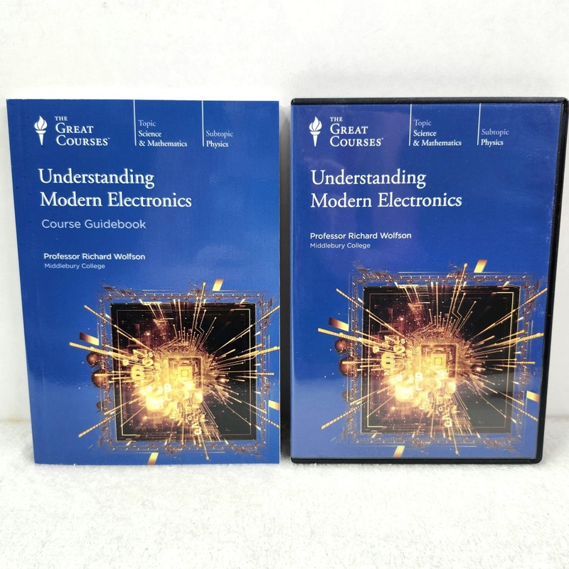The Great Courses Understanding Modern Electronics DVDs and Course Guidebook EUC
