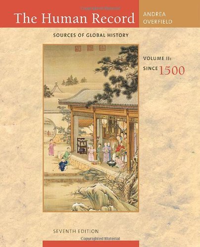 The Human Record Since 1500 Volume 2 by Alfred J Andrea