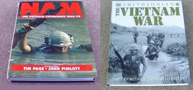 2 Book Lot Vietnam War NAM Experience Photographic History 1965-75 Definitive