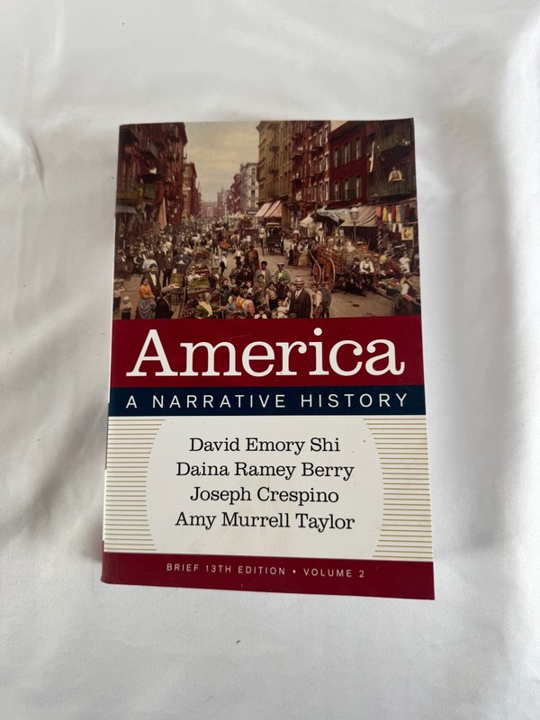 America: A Narrative History Volume 2 Brief 13th Edition w/ ACCESS CODE