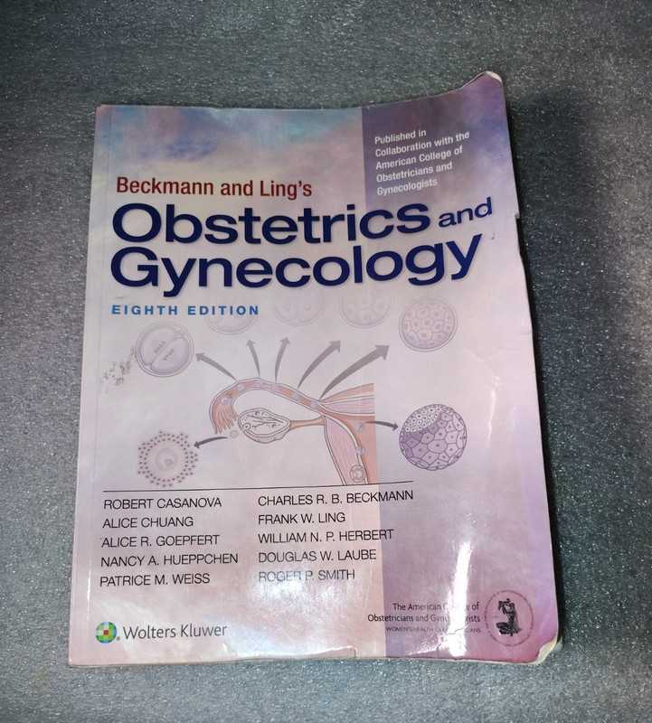 Beckmann and Ling’s Obstetrics and Gynecology Textbook 8th Edition Paperback