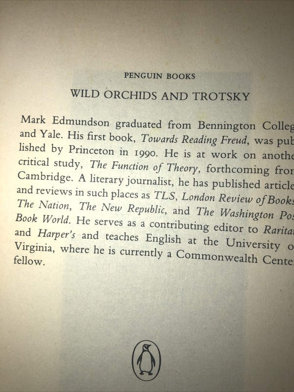 Wild Orchids and Trotsky : Messages from American Universities by Mark Edmundson gallery