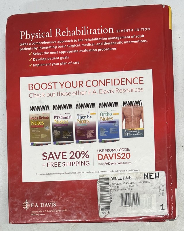 Physical Rehabilitation 7th ed WITH CODE by O'Sullivan Schmitz Fulk gallery