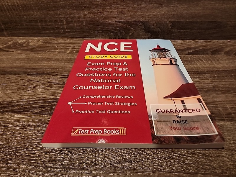 NCE Study Guide: Exam Prep & – Paperback, by Test Prep Books – Acceptable